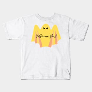 yellow ghost halloween art Kids T-Shirt